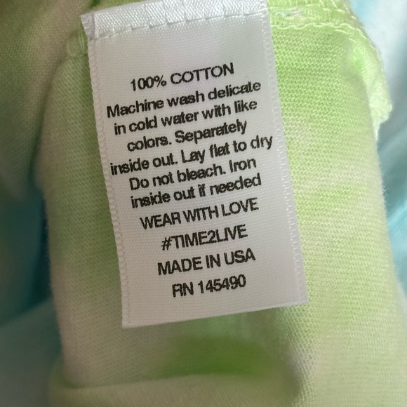 Electric & Rose Tie Dye Tee - Picture 2 of 4